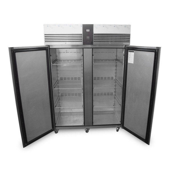 Stainless steel double fridge for sale