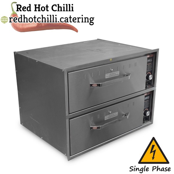 Secondhand Hatco 2 Drawer Heated Cabinet For Sale