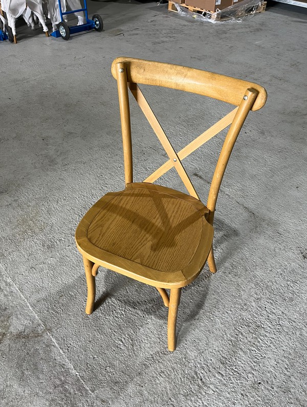 Oak Crossback Chairs