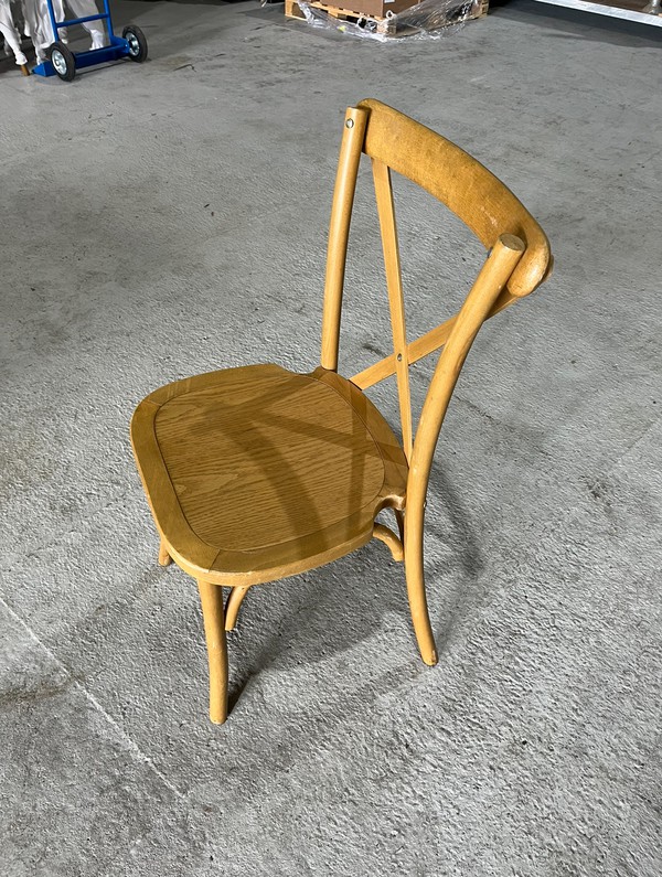 Oak Crossback Chairs for sale