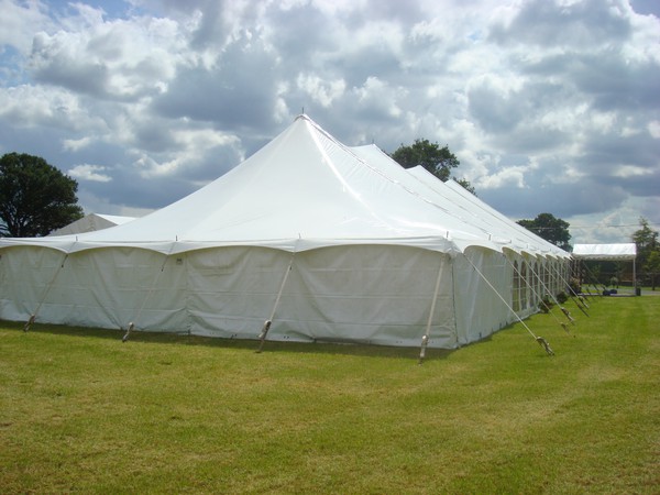 100ft x 40ft traditional pole marquee for sale