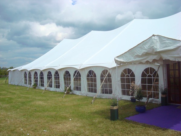 40ft x 100ft trad / traditional / pole marquee for sale