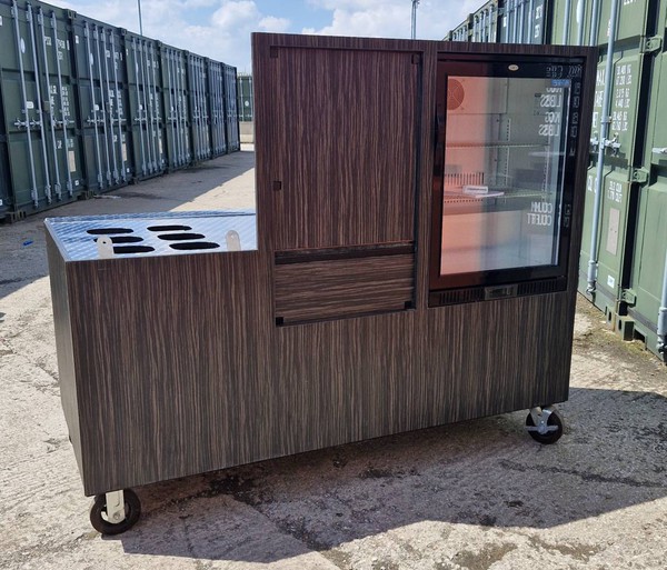 Mobile shop counter