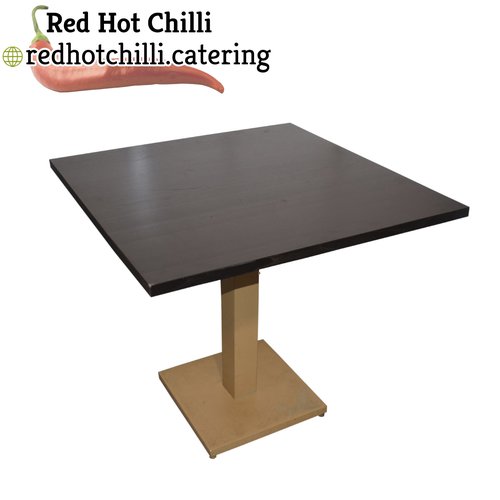 14x Square Tables With Gold Metal Base For Sale 14x Square Tables With Gold Metal Base For Sale