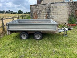 Twin wheel trailer 2T