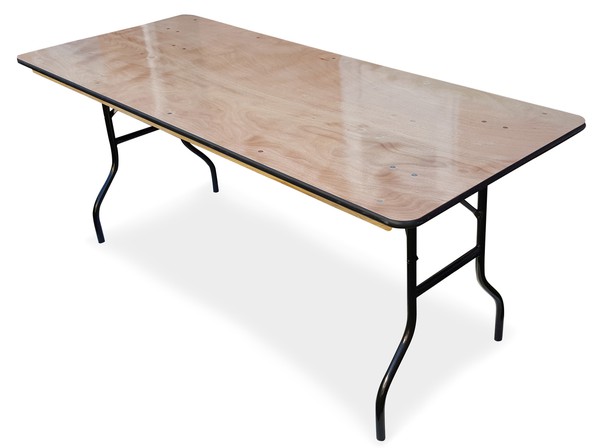 New 100x 6' x 2'6" Trestle Tables For Sale