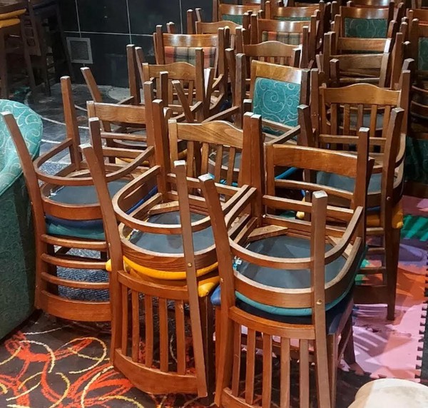 45x Wooden Dining Chairs - Eastbourne, East Sussex 2