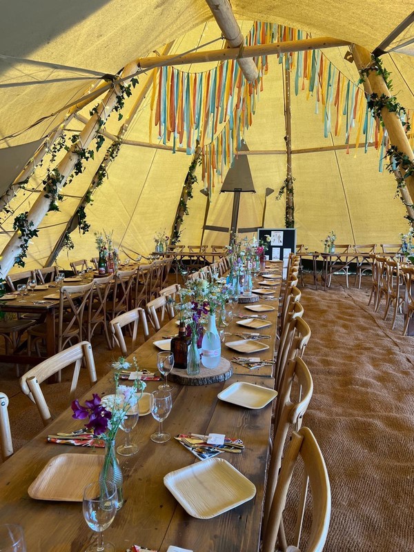 Tipi for wedding hire for sale