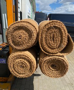 Secondhand 4x 40ft x 6ft Coir Matting For Sale