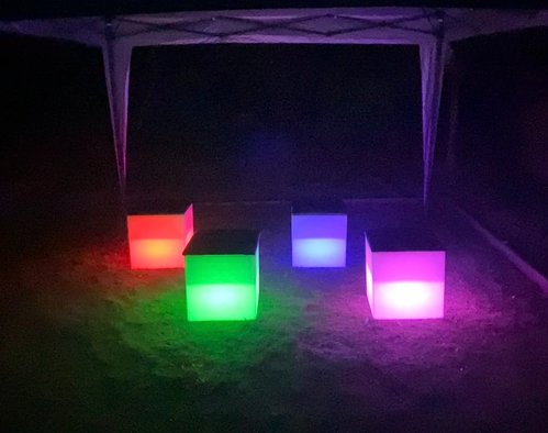 Secondhand 20x LED Cube Seating For Sale Secondhand 20x LED Cube Seating For Sale
