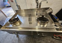 Secondhand Used Double Wok Burner For Sale