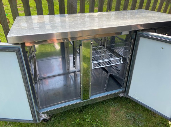 228Ltr Polar U-Series Double Prep Fridge For Sale