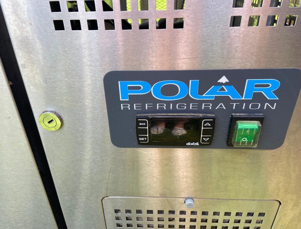 Secondhand 228Ltr Polar U-Series Double Prep Fridge