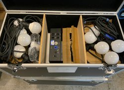 Secondhand Used Showtec Q4 Festoon Lighting Set For Sale