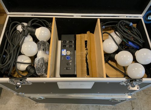 Secondhand Used Showtec Q4 Festoon Lighting Set For Sale Secondhand Used Showtec Q4 Festoon Lighting Set For Sale
