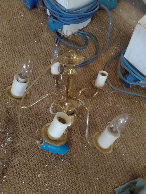 Marquee Chandelier Flemish brass design Marquee Chandelier Flemish brass design