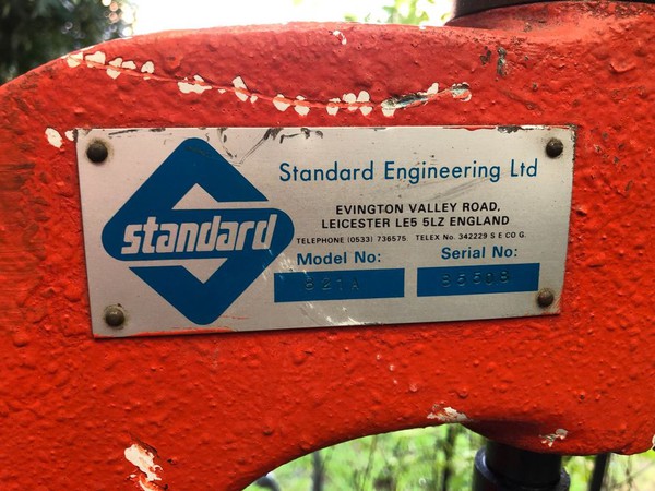 Standard Engineering 821A shoe press