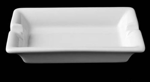 Pillivuyt Sancerre Plain White Rect Ashtray Pillivuyt Sancerre Plain White Rect Ashtray