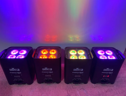 Secondhand 12x Chauvet Freedom Par Hex 4 Wireless Up-lighters For Sale Secondhand 12x Chauvet Freedom Par Hex 4 Wireless Up-lighters For Sale