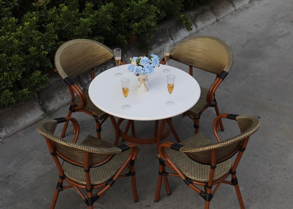 Woven Cafe Seating Sets Woven Cafe Seating Sets