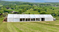 Secondhand Used Clearspan Marquee 27m x 9m For Sale