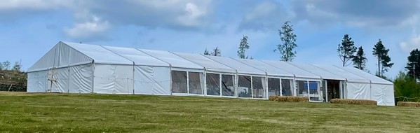 Secondhand Clearspan Marquee 27m x 9m For Sale