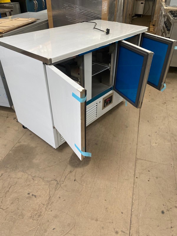 Valera refrigerated 3 door prep counter for sale