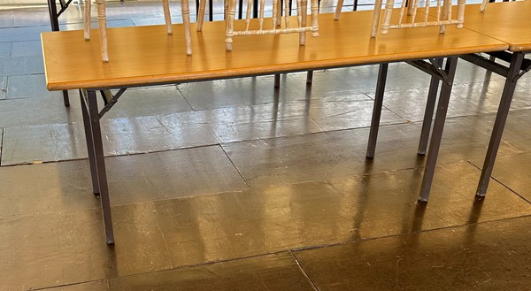 Secondhand 15x 6ft Trestle Tables For Sale