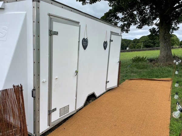 Used Mobile Toilet Trailer 1+1