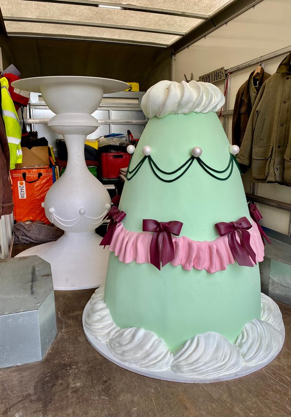 6ft 9" High cake prop for sale