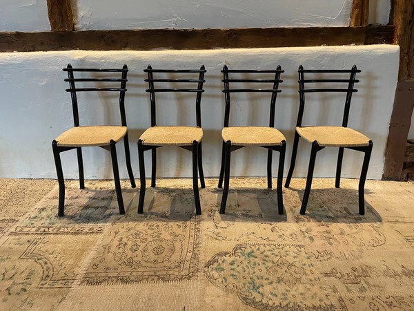 Metal bistro chairs