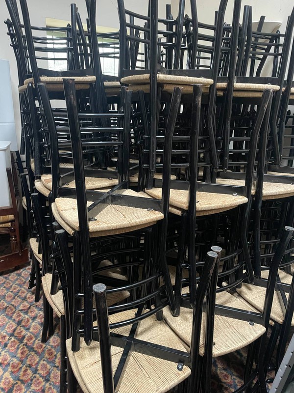 Second hand café chairs