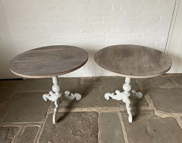 2x Wooden Side Tables For Sale