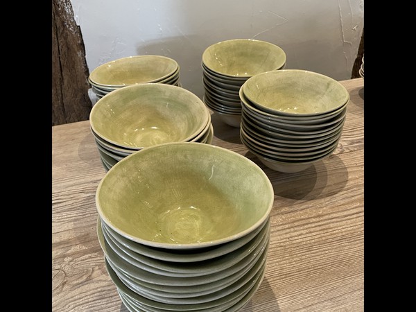 Wonky Wear Glazed Bowls for sale