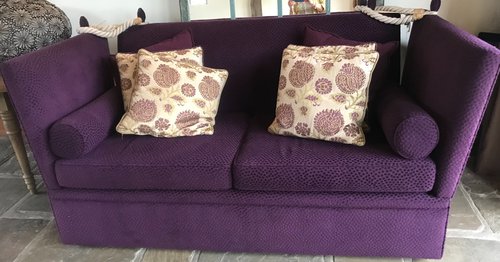 Knole Sofa In Osborne And Little Fabric For Sale Knole Sofa In Osborne And Little Fabric For Sale