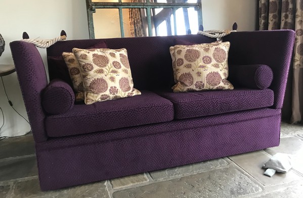 Secondhand Knole Sofa In Osborne And Little Fabric