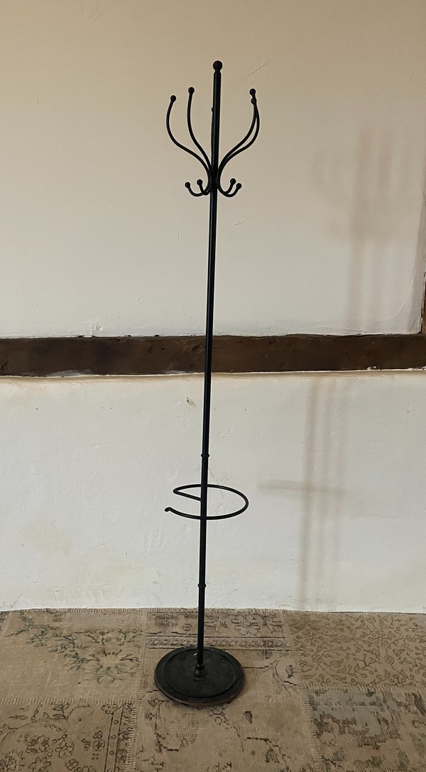 Secondhand Wrought Iron Coat Stand For Sale