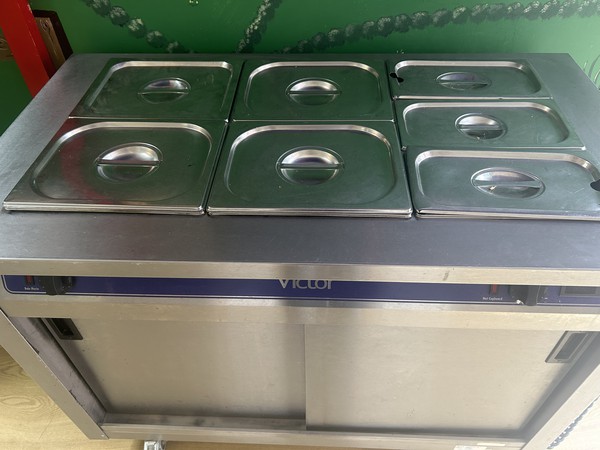 Victor Bain Marie Hot Plate Cupboard