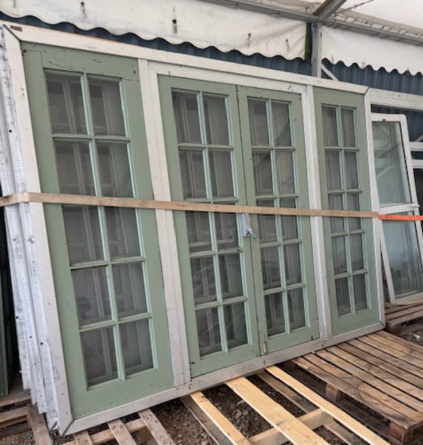 Secondhand 12x Aluminium/Wood Doors For Marquees For Sale