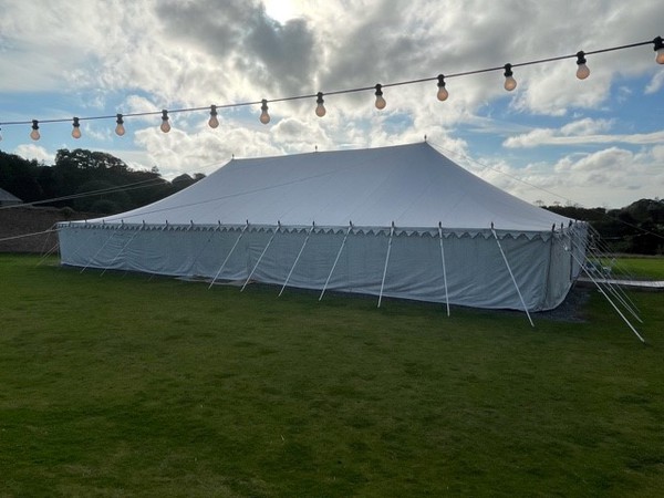 Pole marquee for sale - canvas waterproof FR