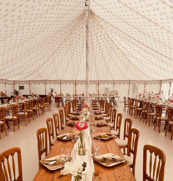 Second-hand wedding marquee