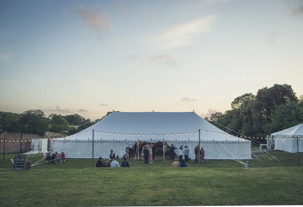 Traditional canvas wedding marquee for sale