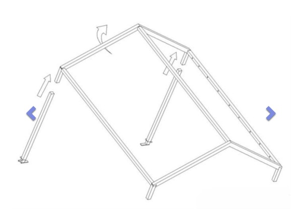 Secondhand Tectonics Modular Marquee 9m x 4.5m For Sale