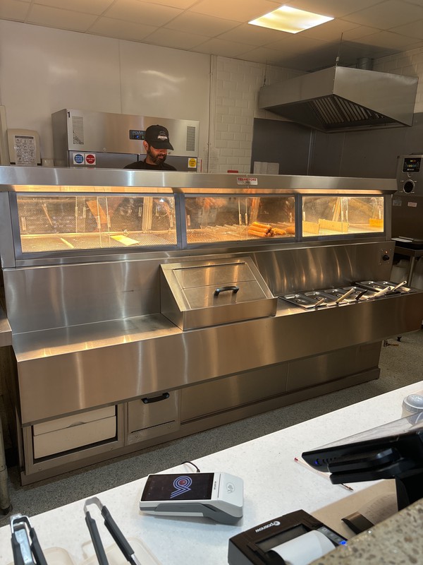 Secondhand Frank Ford 3 Pan Fish & Chip Shop Fryer For Sale