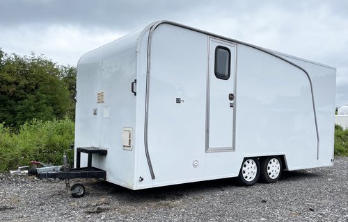 Secondhand Transport Trailer with Kitchen Toilet & Shower Pod For Sale Secondhand Transport Trailer with Kitchen Toilet & Shower Pod For Sale