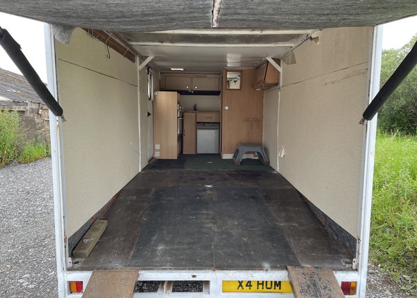 Secondhand Transport Trailer with Kitchen Toilet & Shower Pod For Sale