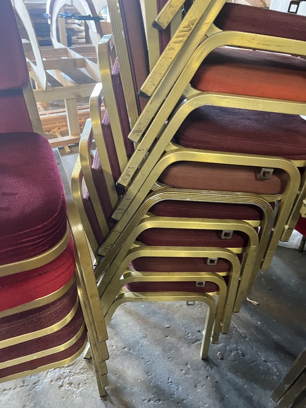 Secondhand Used Assorted Banquet Chairs