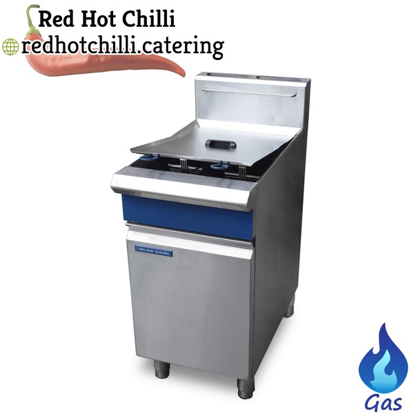 Blue Seal Twin Tank Freestanding Nat Gas Fryer