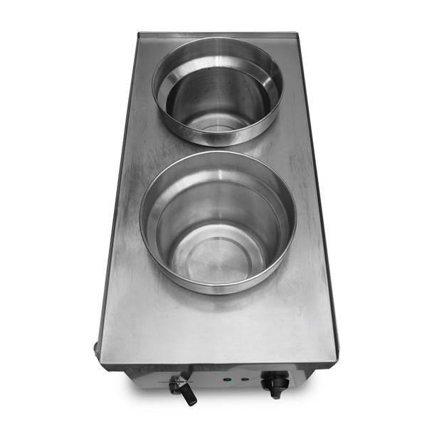 Parry NPWB2 two pot wet well bain marie