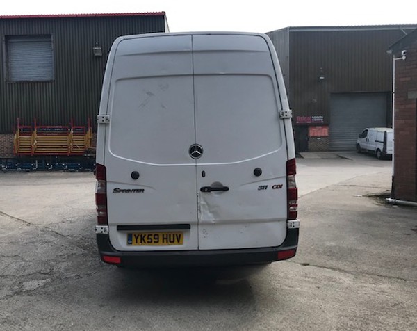 Secondhand LWB Mercedes Sprinter Van For Sale